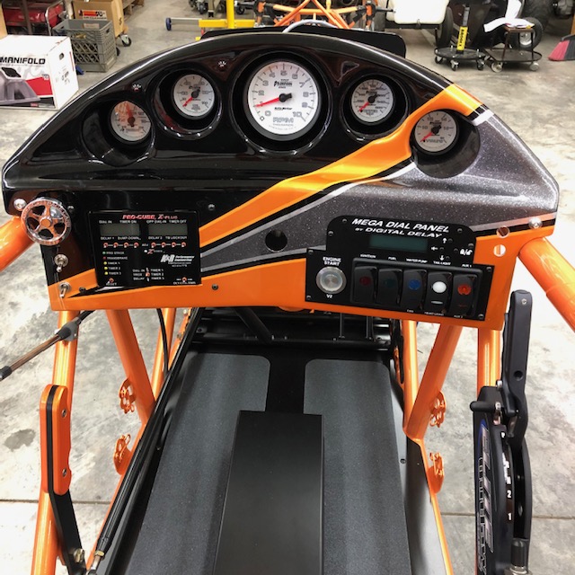 orange dragster dash
